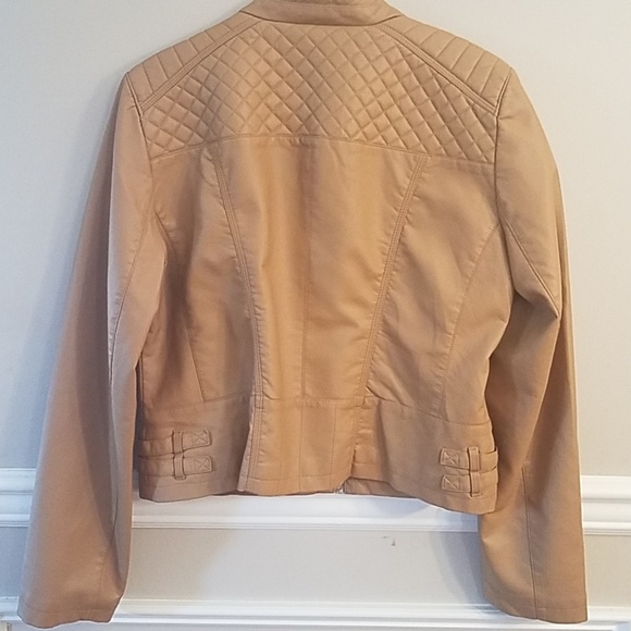 Tan Moto Jacket - Picture 4 of 4